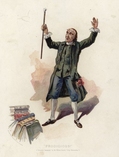 Prodigieux!, Dominic Sampson dans Guy Mannering de Walter Scott - English School