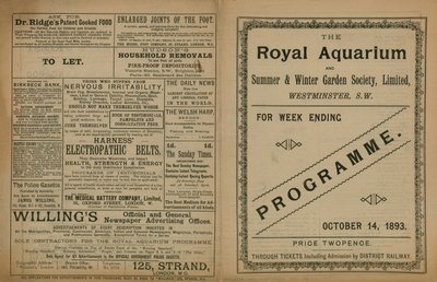 Programme des événements à l