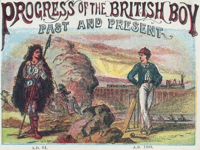 Progrès du garçon britannique - English School