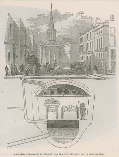 Métro métropolitain proposé - English School