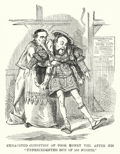État Épuisé du Pauvre Henri VIII Après sa Course Inédite de 150 Nuits - English School