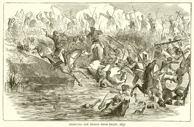 Poursuite des rebelles de Delhi, 1857 - English School