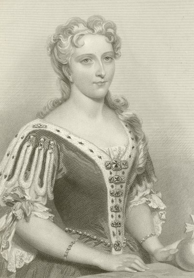 Reine Caroline, épouse du roi George II - English School