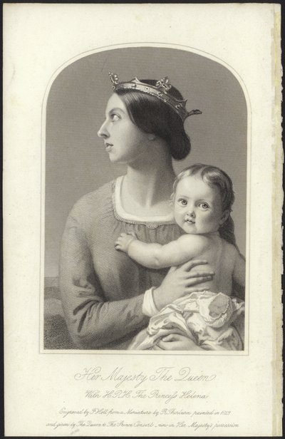 Reine Victoria et la princesse Helena - English School