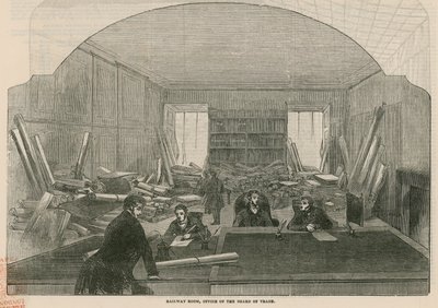 Salle ferroviaire, bureau du Board of Trade - English School