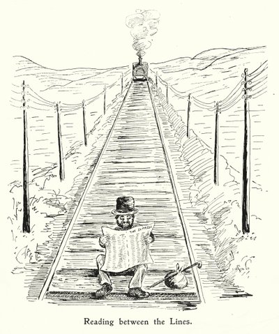 Lire entre les lignes (litho) - English School