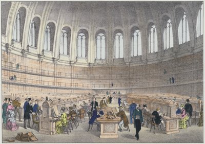 Salle de lecture au British Museum, Londres - English School