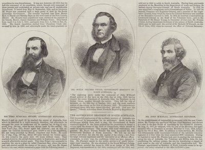 Explorateurs australiens récents (gravure) - English School