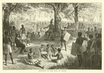 Réception par le Roi de Shinte - English School