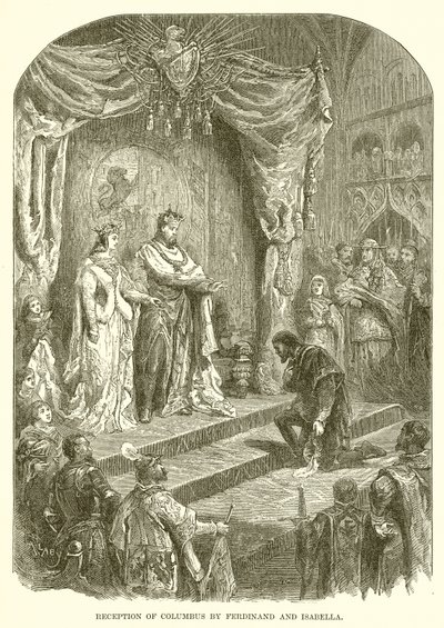 Réception de Colomb par Ferdinand et Isabelle - English School