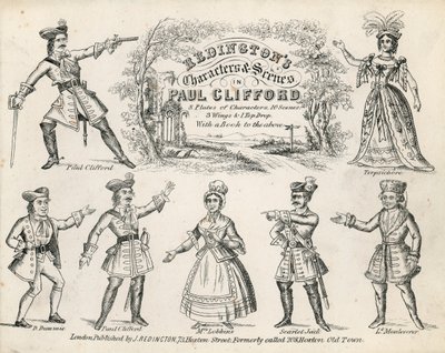 Personnages et Scènes de Redington dans Paul Clifford - English School