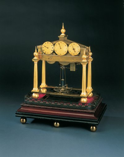 Régulateur de table Regency, attribué à John Moxon ou Sir William Congreve, vers 1820 - English School
