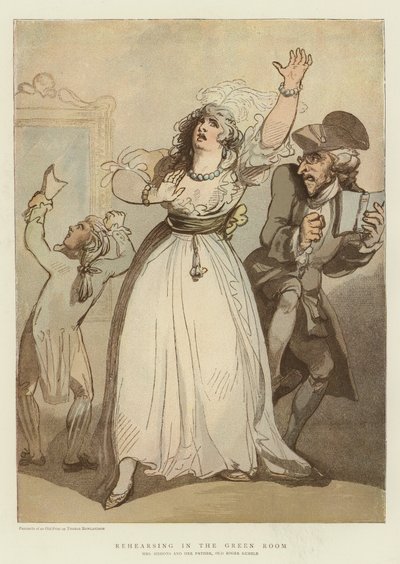 Répétition dans la loge verte - English School