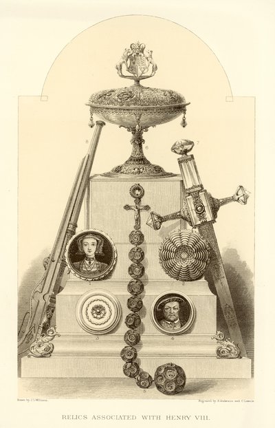 Reliques associées à Henri VIII - English School