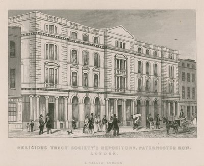 Dépôt de la Société des traités religieux, Paternoster Row, Londres - English School
