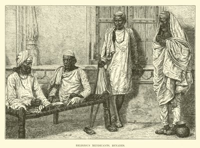 Mendiants religieux, Bénarès - English School
