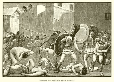 Repousse de Pyrrhus de Sparte - English School