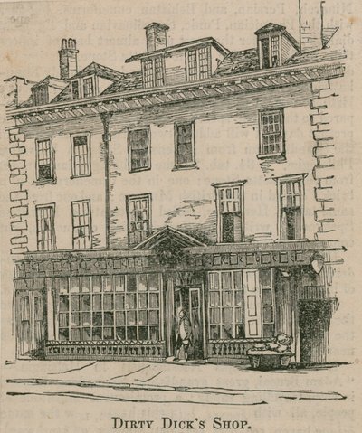 Résidence à Leadenhall Street, Londres, de Nicholas Bentley, également connu sous le nom de Dirty Dick - English School