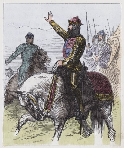Richard II, arrêtant le combat - English School
