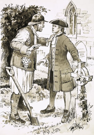 Richard Larkin rencontre un fossoyeur - English School