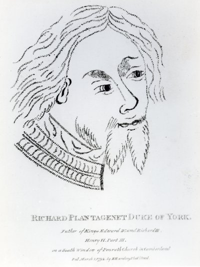 Richard de York, 3e Duc de York, publié en 1792 - English School