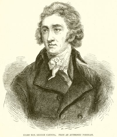 Le très honorable George Canning - English School