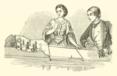 Ringolette, ou Quoits de salon (gravure) - English School