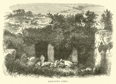Tombes taillées dans la roche - English School