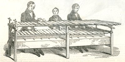 Musique rock. Démonstration à Bond Street en 1842 - English School
