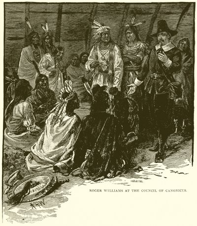 Roger Williams au Conseil de Canonicus - English School