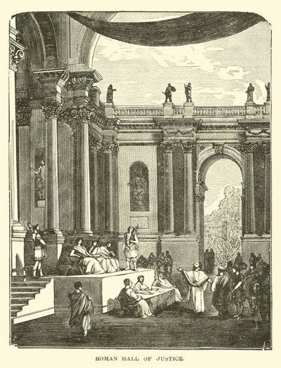 Salle de justice romaine - English School
