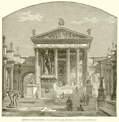 Structure romaine.--Temple de Pallas, restauré - English School