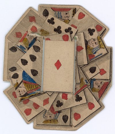 Rondel de cartes à jouer - English School