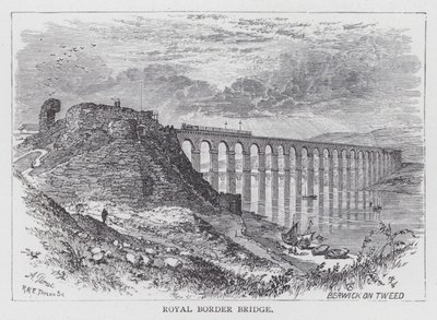 Pont Royal Border (gravure) - English School