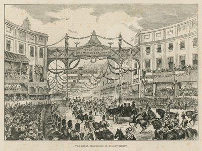 Procession royale dans Regent Street - English School