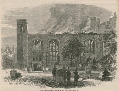 Ruines de la Chapelle Royale dans le Savoy - English School