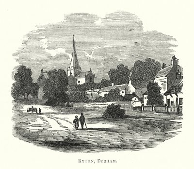 Ryton, Durham (gravure) - English School