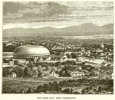 Salt Lake City, avec le Tabernacle - English School