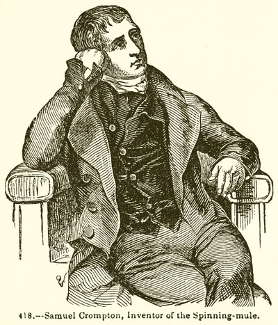 Samuel Crompton, inventeur de la mule-jenny - English School