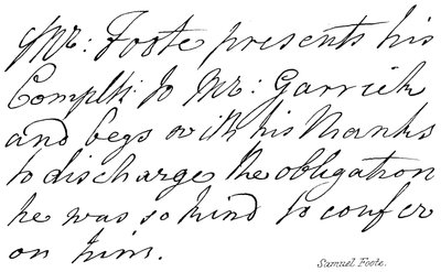 Samuel Foote - English School