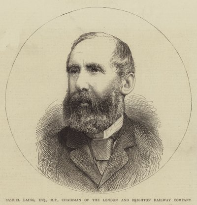 Samuel Laing, député, président de la London and Brighton Railway Company - English School