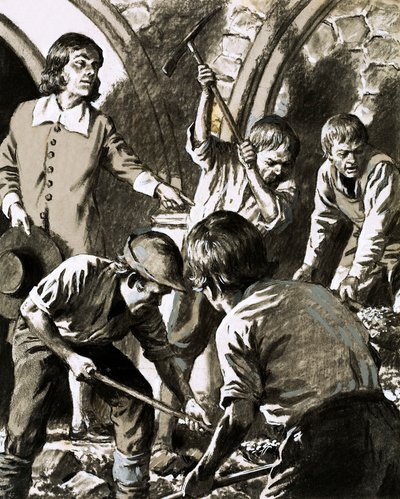 Samuel Pepys a raconté comment il a essayé de trouver le trésor de Barkstead - English School