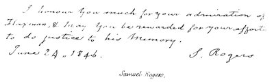 Samuel Rogers - English School