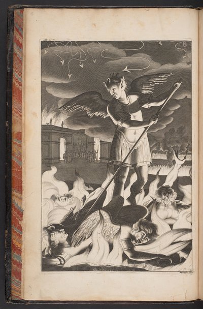 Satan de Paradise Lost par John Milton - English School