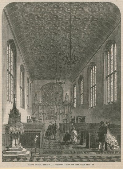 Chapelle du Savoy, Strand, restaurée après l