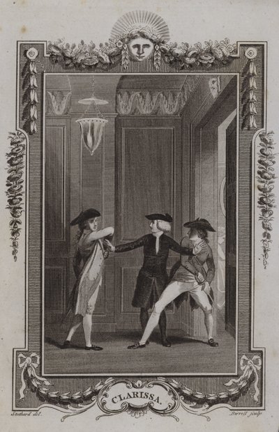 Scène de Clarissa, par Samuel Richardson - English School