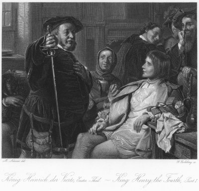 Scène de Henry IV, Partie I - English School