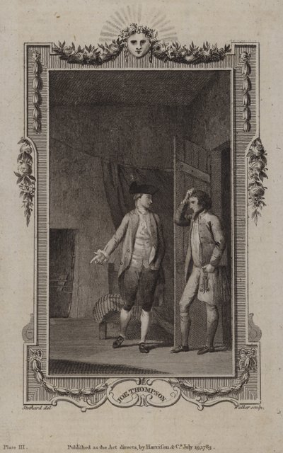 Scène de La Vie et les Aventures de Joe Thompson, par Edward Kimber - English School