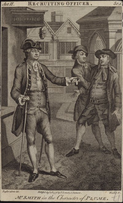 Scène de The Recruiting Officer - English School