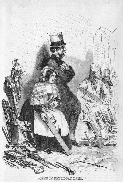 Scène à Petticoat Lane - English School